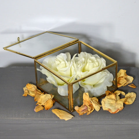 Glass Decorative Items- Terrarium & Jewellery Boxes. Plant Holders. 