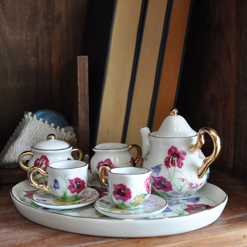 Miniature Decorative Tea Sets