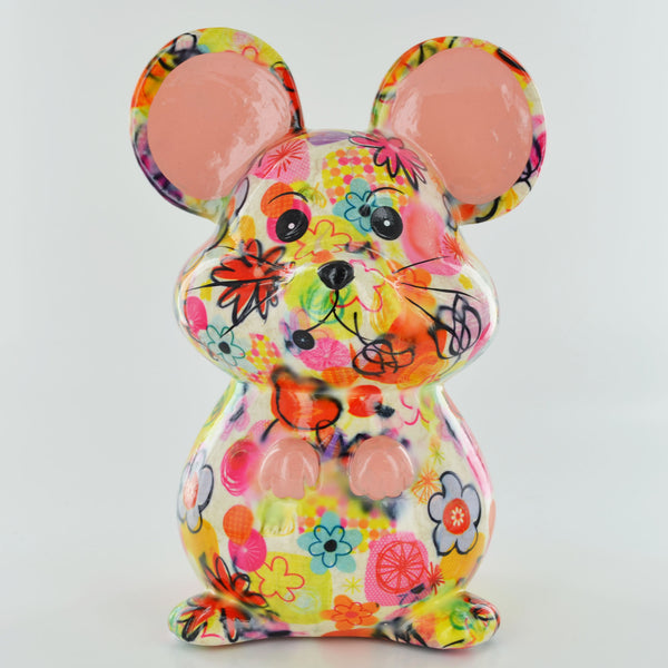 Pomme Pidou Martha the Mouse Animal Money Bank - Multi