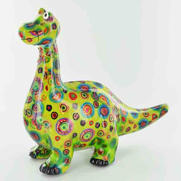 Pomme Pidou Diego the Dinosaur Animal Money Bank - Yellow