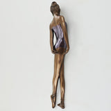 Ballerina Cold Cast Bronze Wall Plaque - Prezents.com