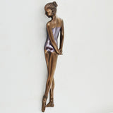 Ballerina Cold Cast Bronze Wall Plaque - Prezents.com