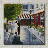 Romantic Stroll Decorative Ceramic Tile by Brent Heighton