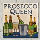 Prosecco Queen Decorative Ceramic Tile