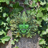 Green Mistress Greenman Garden Wall Art by David Lawrence - Prezents.com