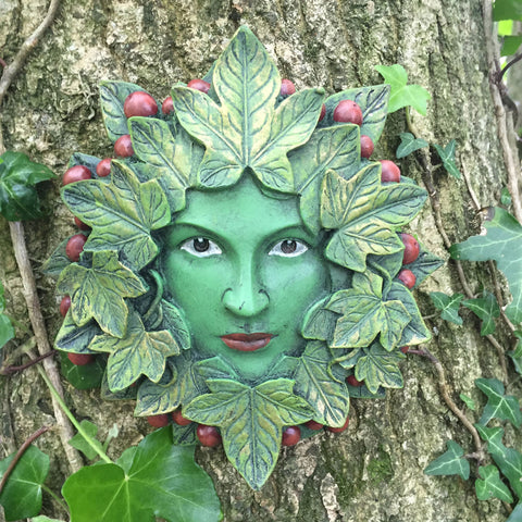 Lady Tendril Greenman Garden Wall Art by David Lawrence - Prezents.com
