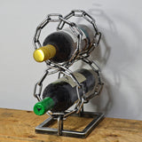 Chain 2 Bottle Metal Wine Rack - Prezents.com