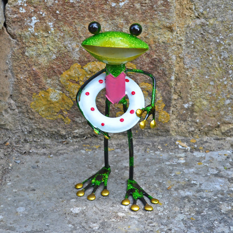 Green Frog with Rubber Ring - Prezents.com