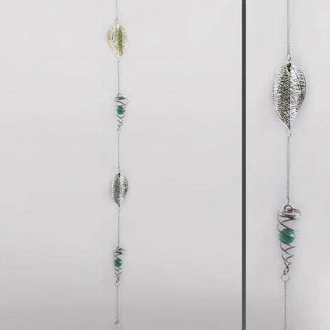 Twin Leaf & Spiral Mobile Suncatcher - Prezents.com