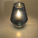 Moroccan Style Blue Glass Lantern 24602