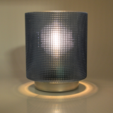 Moroccan Style Blue Glass LED Lantern 24610