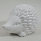 Pair of White Ceramic Hedgehogs - Prezents.com