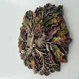 Quercus Greenman Wall Plaque With Bronze Effect Features 33849