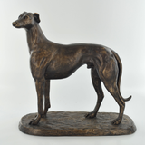 Gus Bronze Effect Resin Greyhound by Harriet Glenn 19cm 33851