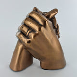 Cold Cast Bronze Marriage Hands Sculpture - Prezents.com