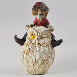 Pixie Racing An Owl Sculpture by Tony Fisher - Prezents.com