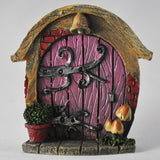 Mini Fairy Door - Pink Hobbit Shire - Prezents.com
