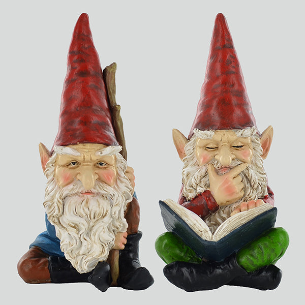 Gnome- Set of Two Sitting – Prezents