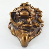 Lion Head Bronze Coat Hook
