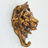 Lion Head Bronze Coat Hook