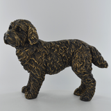 Large Cockapoo Cold Cast Bronze Sculpture
