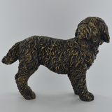 Large Cockapoo Cold Cast Bronze Sculpture