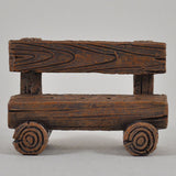 Miniature Wooden Table and Chair Set for the Fairy Garden - Prezents.com