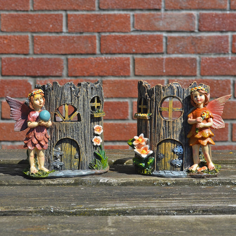 Summer Fairy Tea Light Holder Pair - Prezents.com