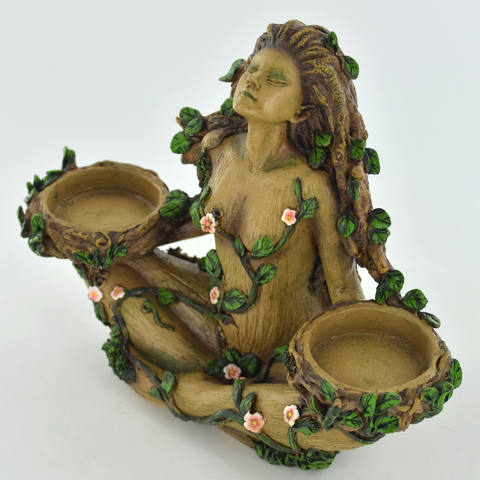 Treant Lady Maple Candle Holder