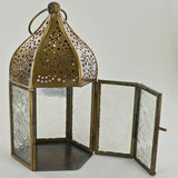 Moroccan Style Brass Lanterns Set of Two - Prezents.com