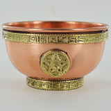 Small Copper Bowls with Magic Symbols - Four Designs - Prezents.com