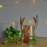 Antlers of Exmoor Single Tea Light Candle Holder - Prezents.com