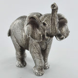 Small Elephant Silver Sculpture - Prezents.com