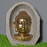 Buddha Head in Stone Sculpture - Prezents.com