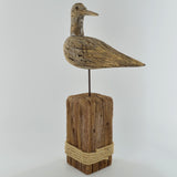 Seagull on Post Ornament