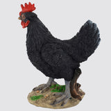 Black Chicken Garden Ornament- Two Sizes - Prezents.com