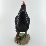 Black Chicken Garden Ornament- Two Sizes - Prezents.com