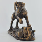 Jack Russell Bronze Effect Sculpture by Harriet Glen - Prezents.com