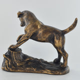 Jack Russell Bronze Effect Sculpture by Harriet Glen - Prezents.com