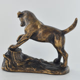 Jack Russell Bronze Effect Sculpture by Harriet Glen - Prezents.com