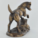 Jack Russell Bronze Effect Sculpture by Harriet Glen - Prezents.com