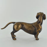 Dachshund Bronze Effect Sculpture - Prezents.com