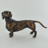 Dachshund Bronze Effect Sculpture - Prezents.com