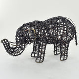 Bronze Wire Wrapped Elephant