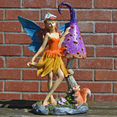 Summer Fairy, Magic Toadstool & Squirrel - Prezents.com