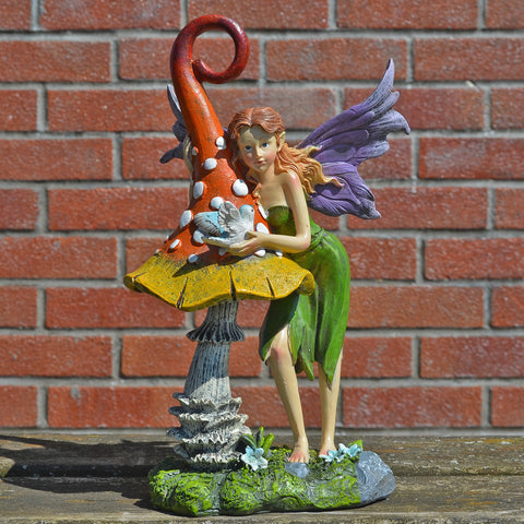 Summer Fairy, Magic Toadstool & Bird - Prezents.com