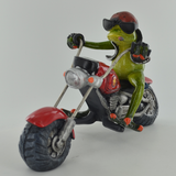 Comical Frogs - Biker