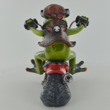 Comical Frogs - Biker