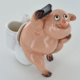 Comical Pigs - On A Bog