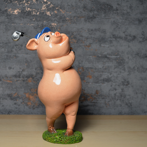 Comical Pigs - Playing Golf